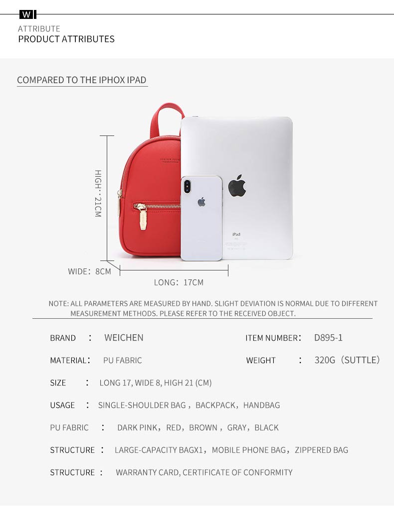 Mini Backpack D895-1