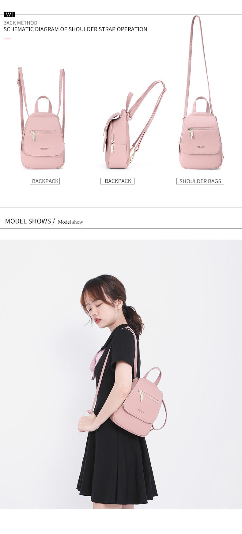 Mini Backpack D961-10