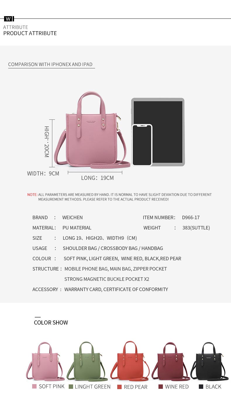 Ladies Shoulder Bag D966-17