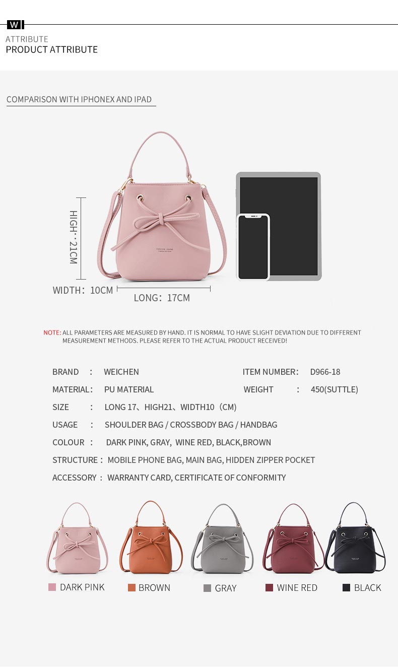 Ladies Shoulder Bag D966-18