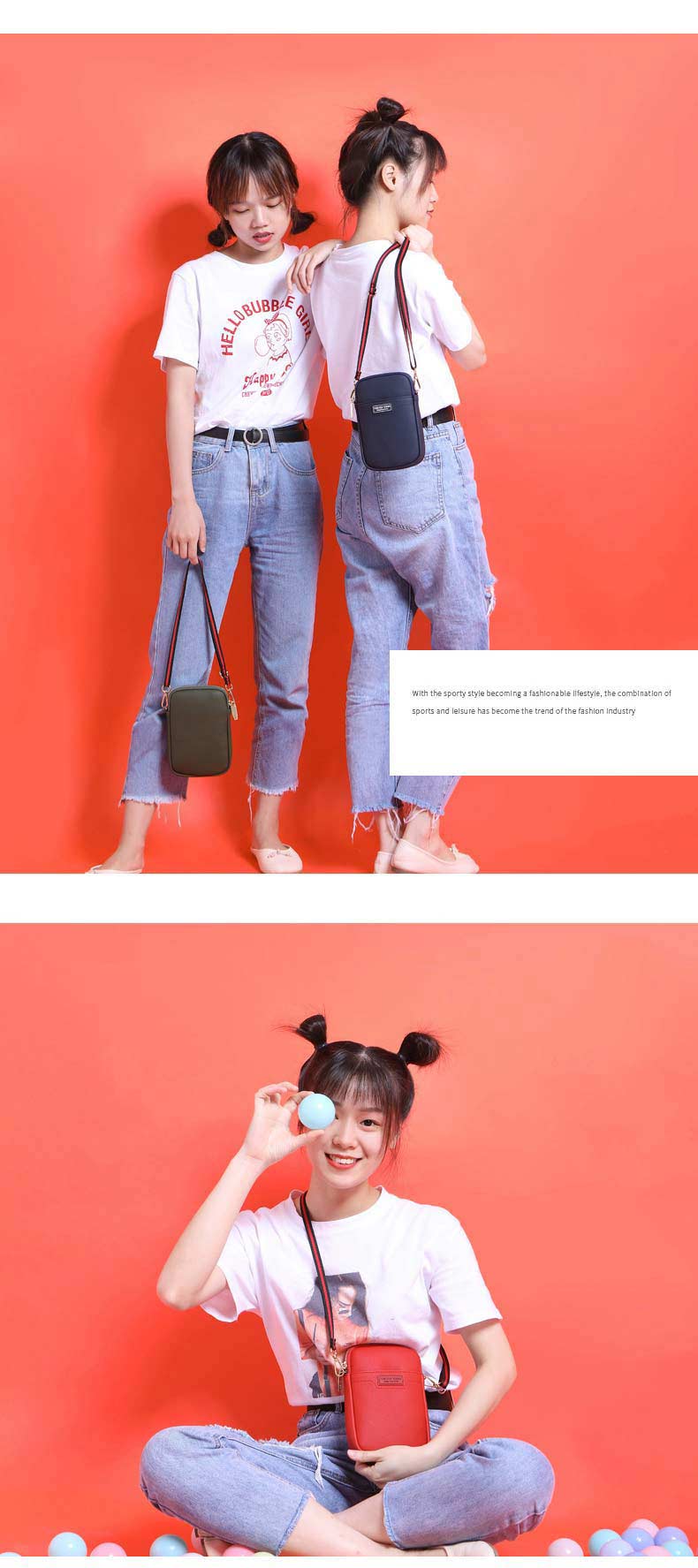 Ladies Shoulder Bag D969-1