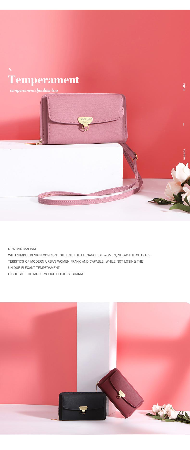 Ladies Shoulder Bag F9570-9