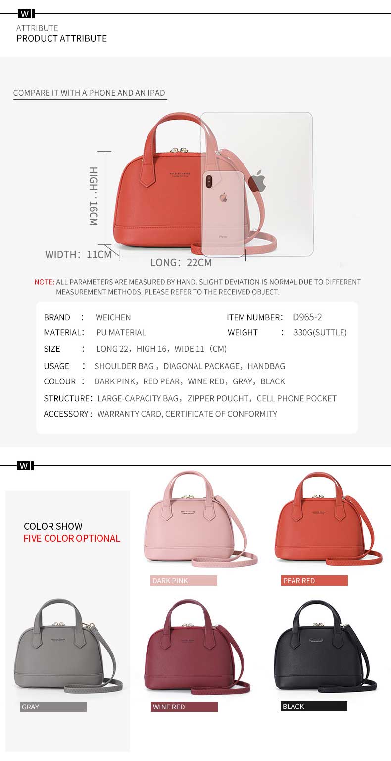 Ladies Shoulder Bag D965-2