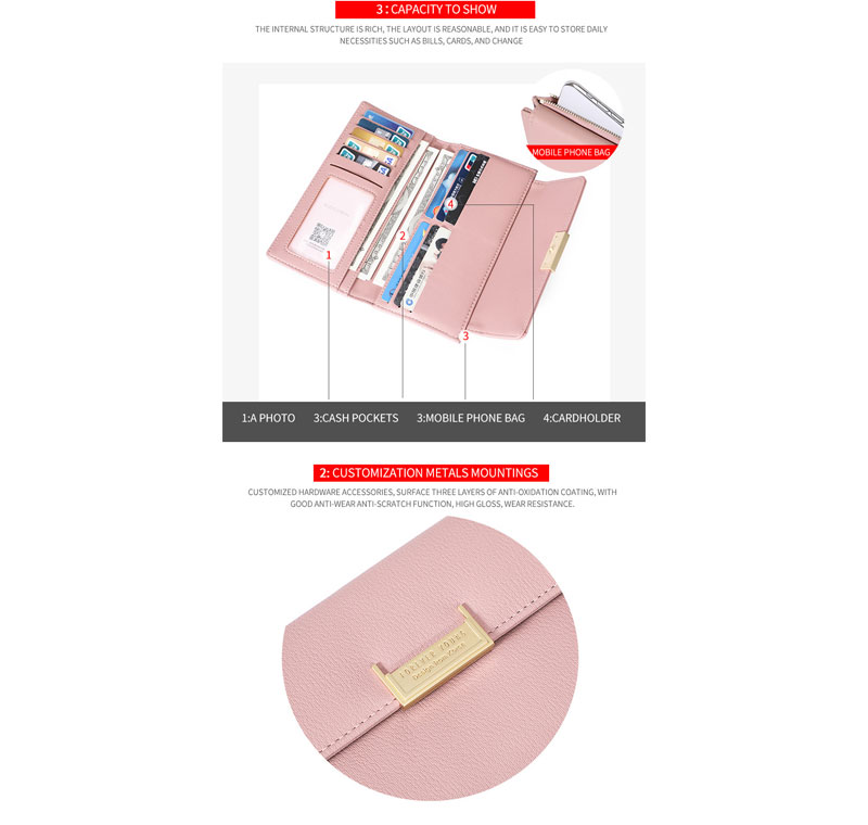 Ladies Fashion Wallet 7599-68C