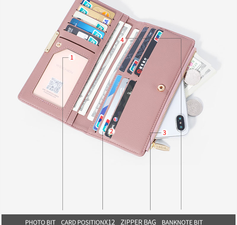 Ladies Fashion Wallet 7599-65C