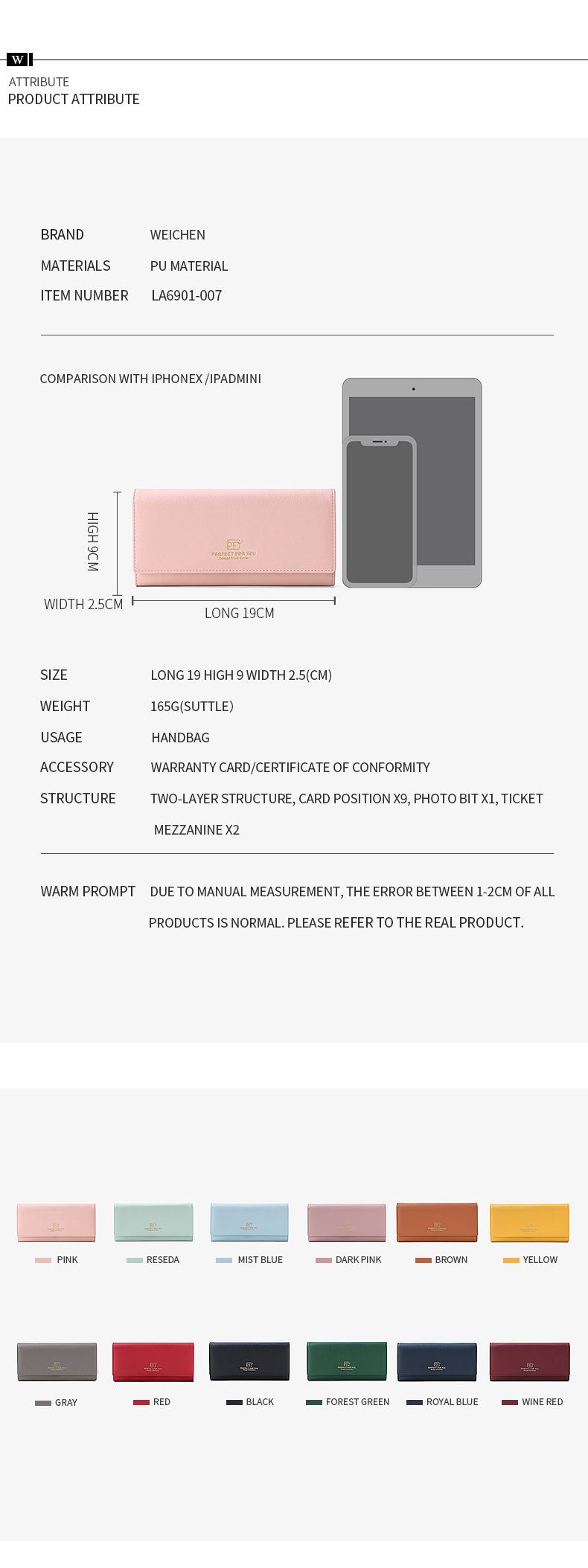 The new perfect for you purse A6901-007 The new perfect for you purse A6901-007