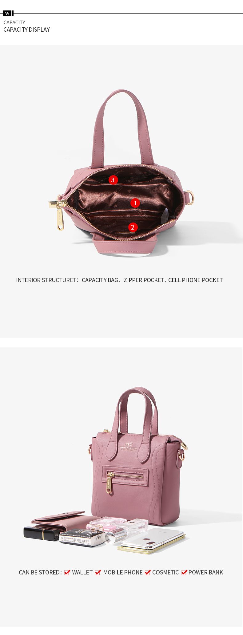 Ladies Shoulder Bag D6982-002