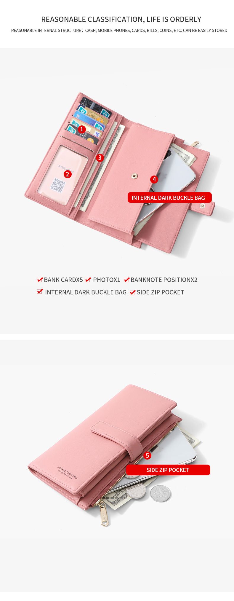 Ladies Fashion Wallet A6926-002