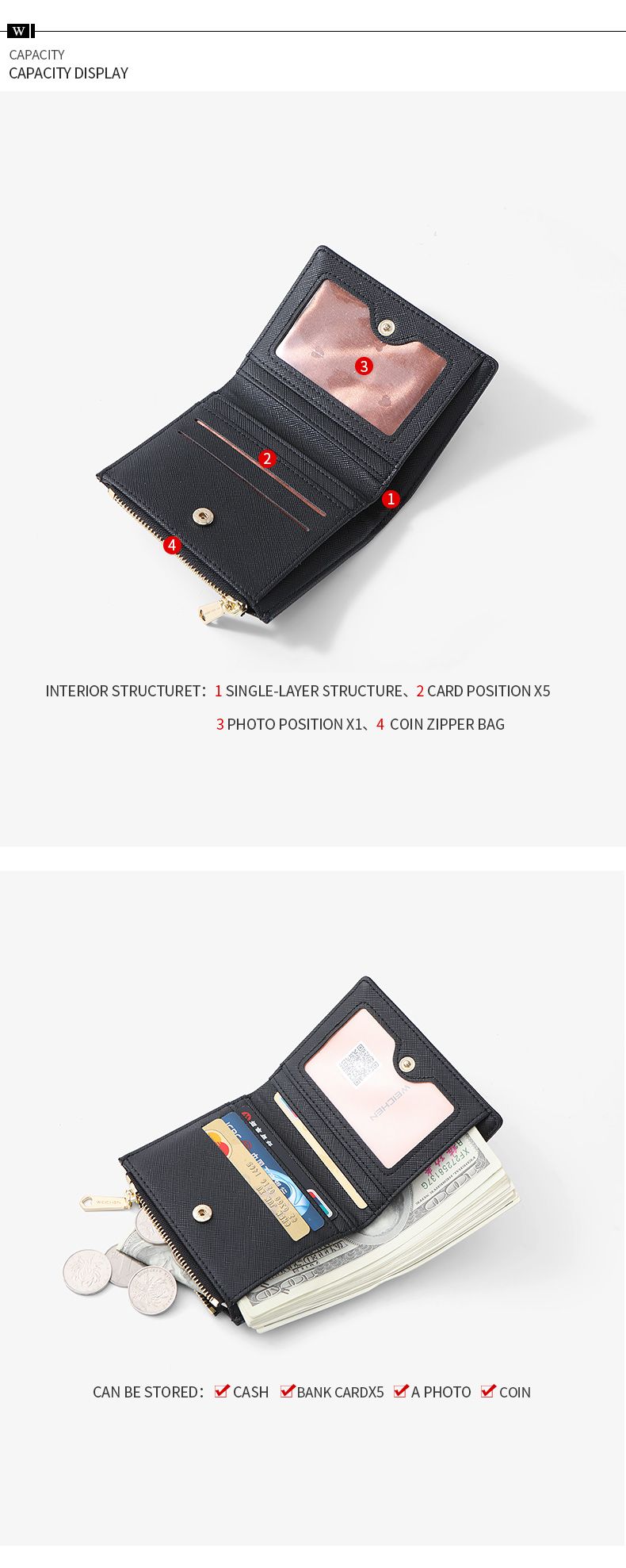 Ladies Fashion Wallet LA6903-001