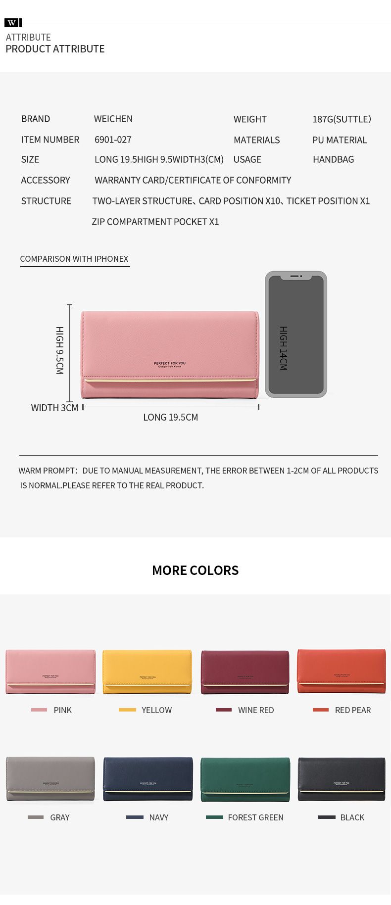 Ladies Fashion Wallet 6901-027