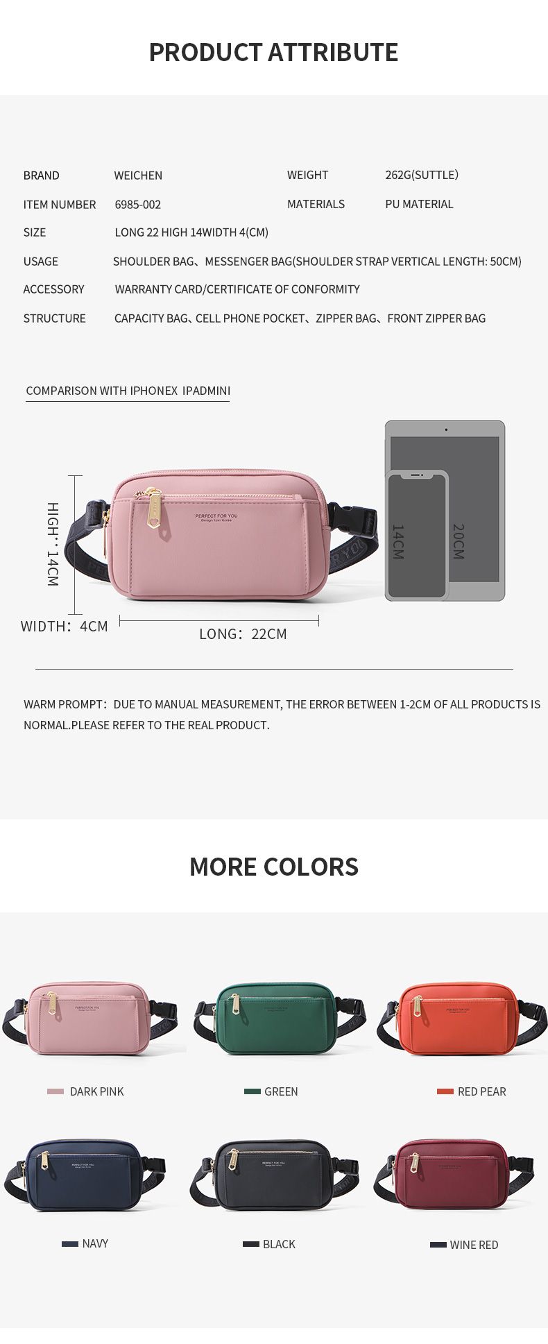 Ladies Shoulder Bag 6985-002