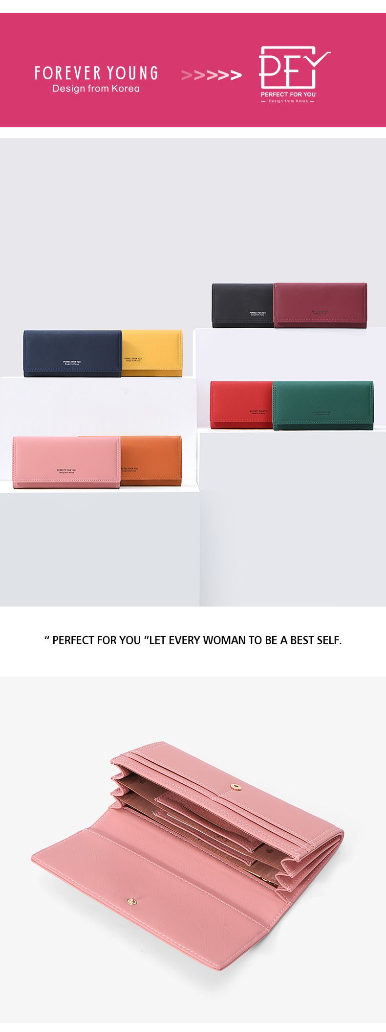 Ladies Fashion Wallet 6933-002