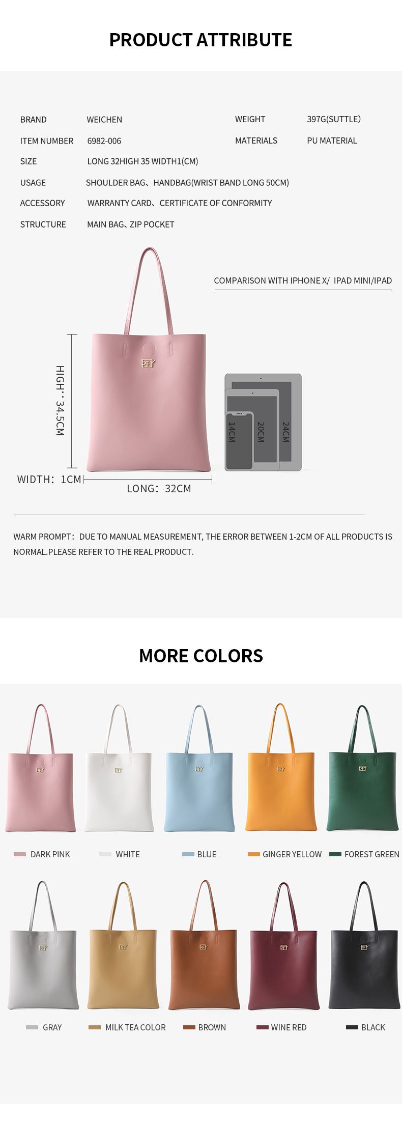 Ladies Shoulder Bag 6982-006