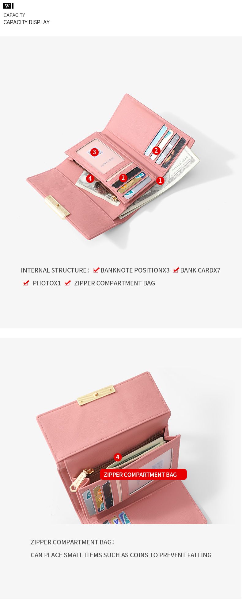 Ladies Fashion Wallet A6927-001