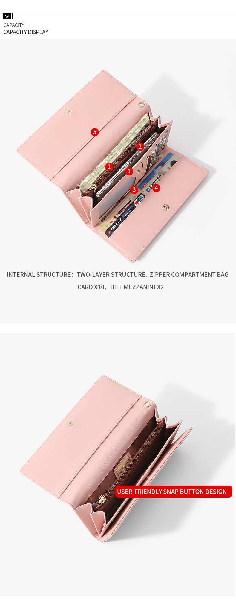 Ladies Fashion Wallet X6901-008