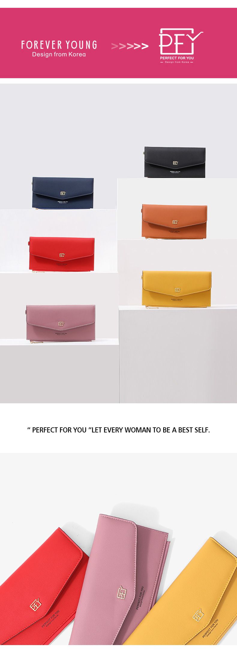 Ladies Fashion Wallet 6941-001