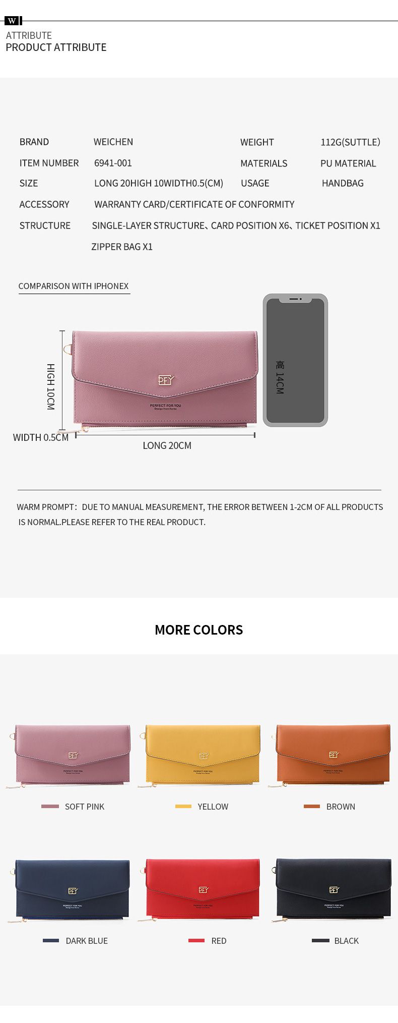 Ladies Fashion Wallet 6941-001