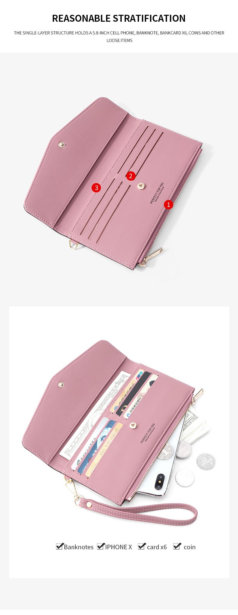 Ladies Fashion Wallet 6941-001