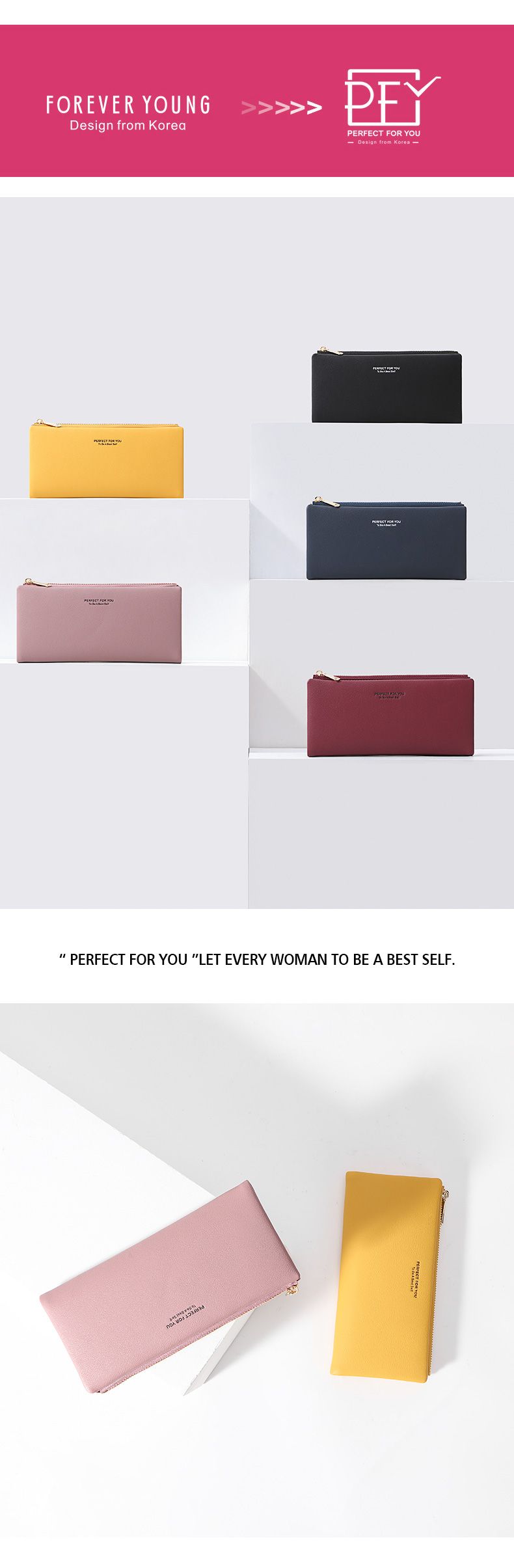 Ladies Fashion Wallet 6902-008
