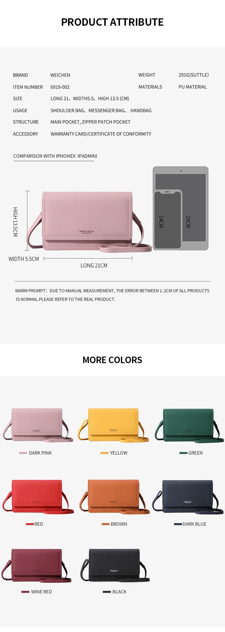 PERFECT FOR YOU Ladies Shoulder Bag LG6919-002