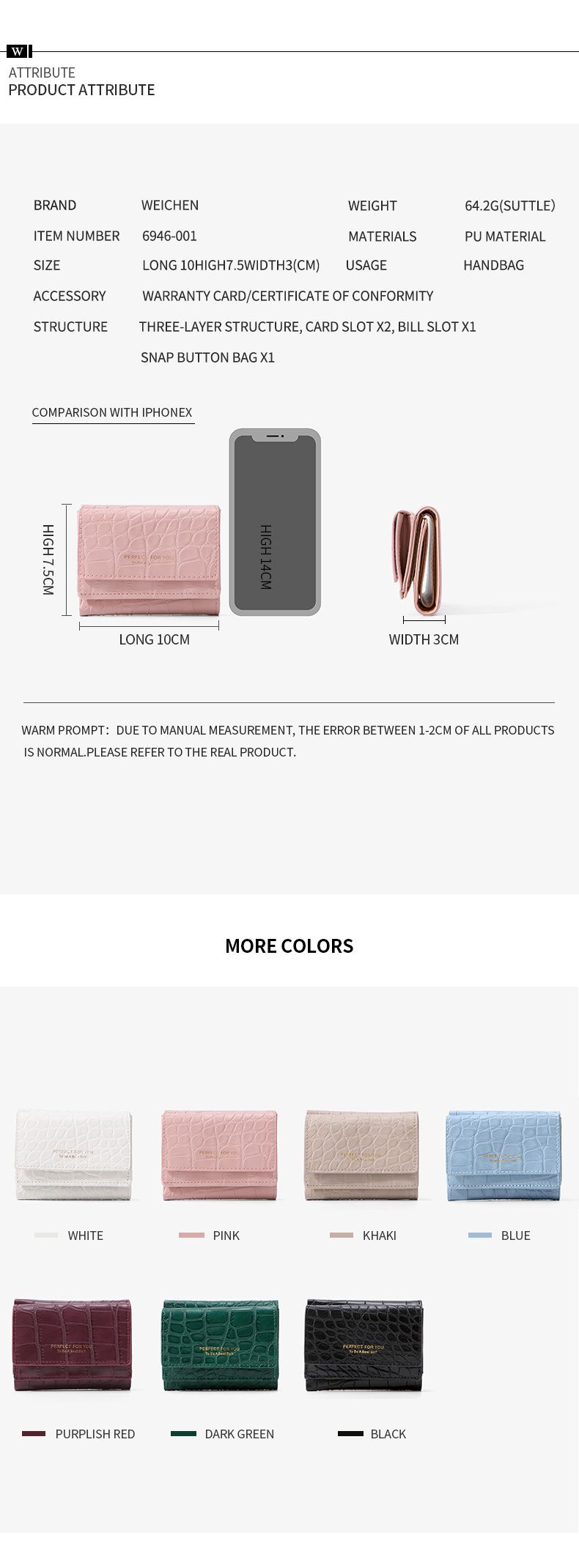 Perfect For You Ladies Fashion Wallet 6946-001