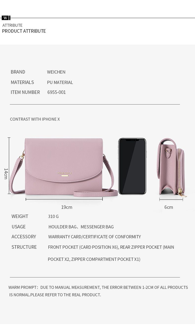 The new perfect for you purse LG6955-001