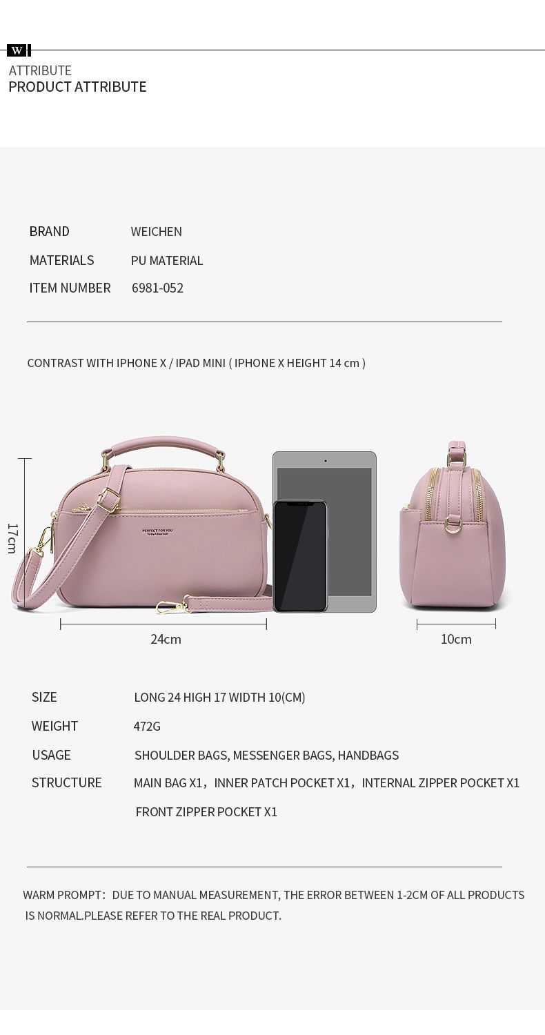 Ladies Shoulder Bag 6981-052 Share
