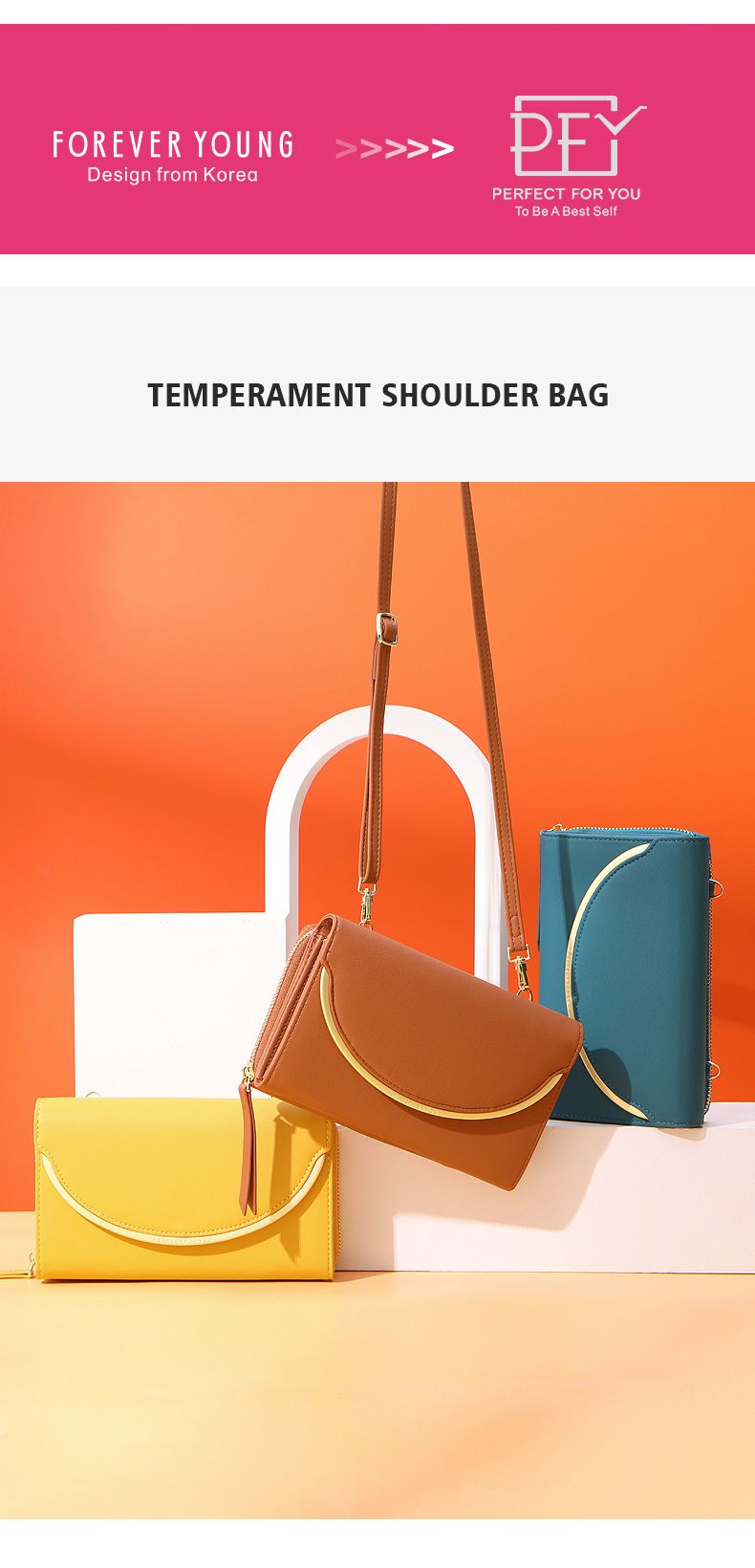 Ladies Shoulder Bag 6940-005