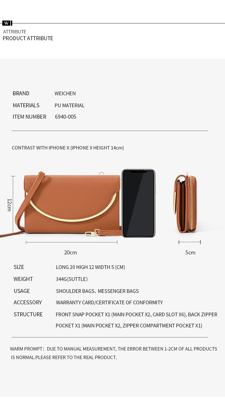 Ladies Shoulder Bag 6940-005