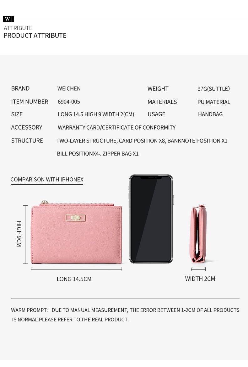 Ladies Fashion Wallet 6904-005