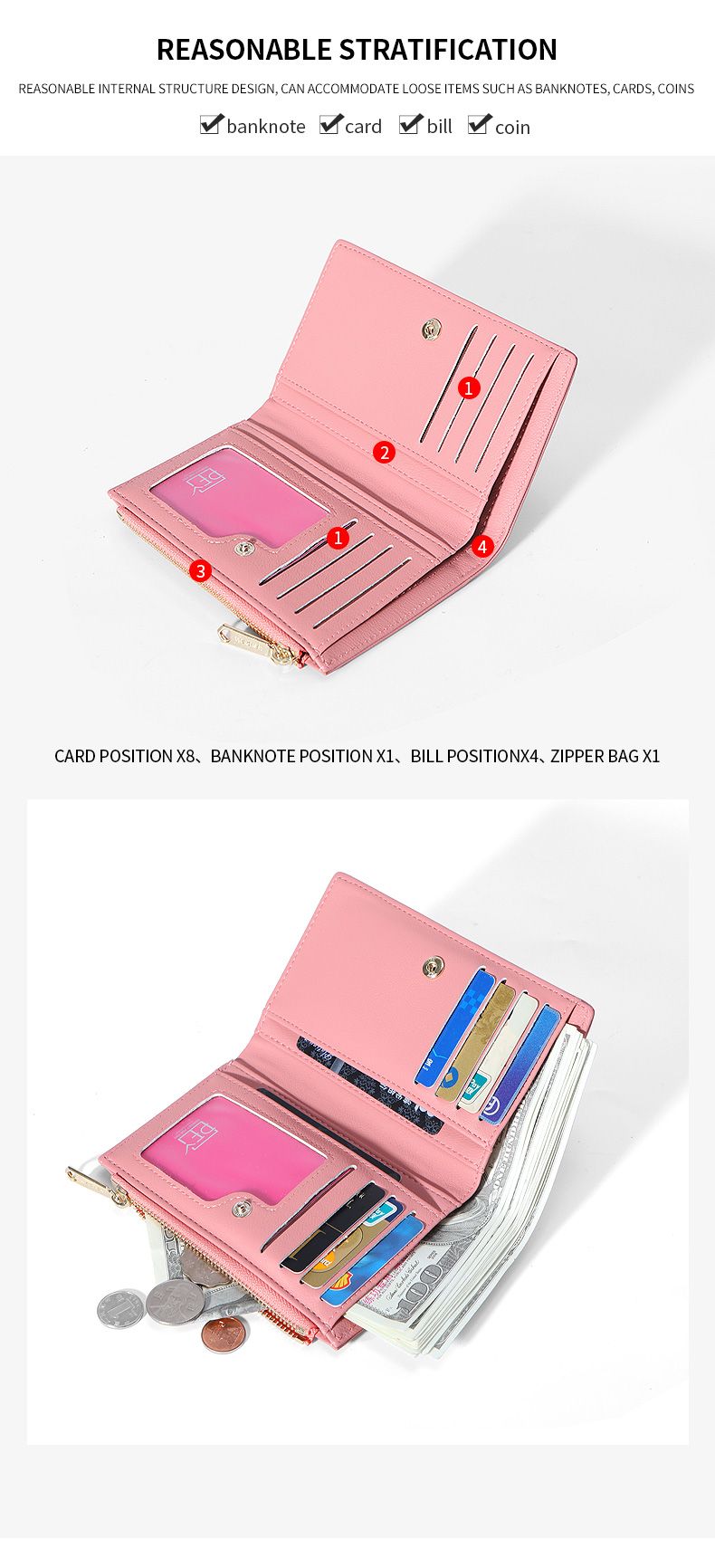 Ladies Fashion Wallet 6904-005