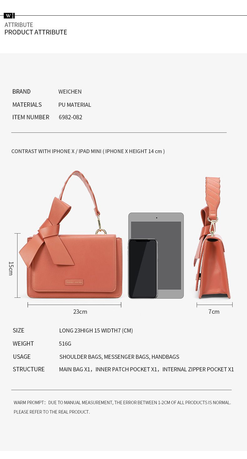 Ladies Shoulder Bag 6982-028