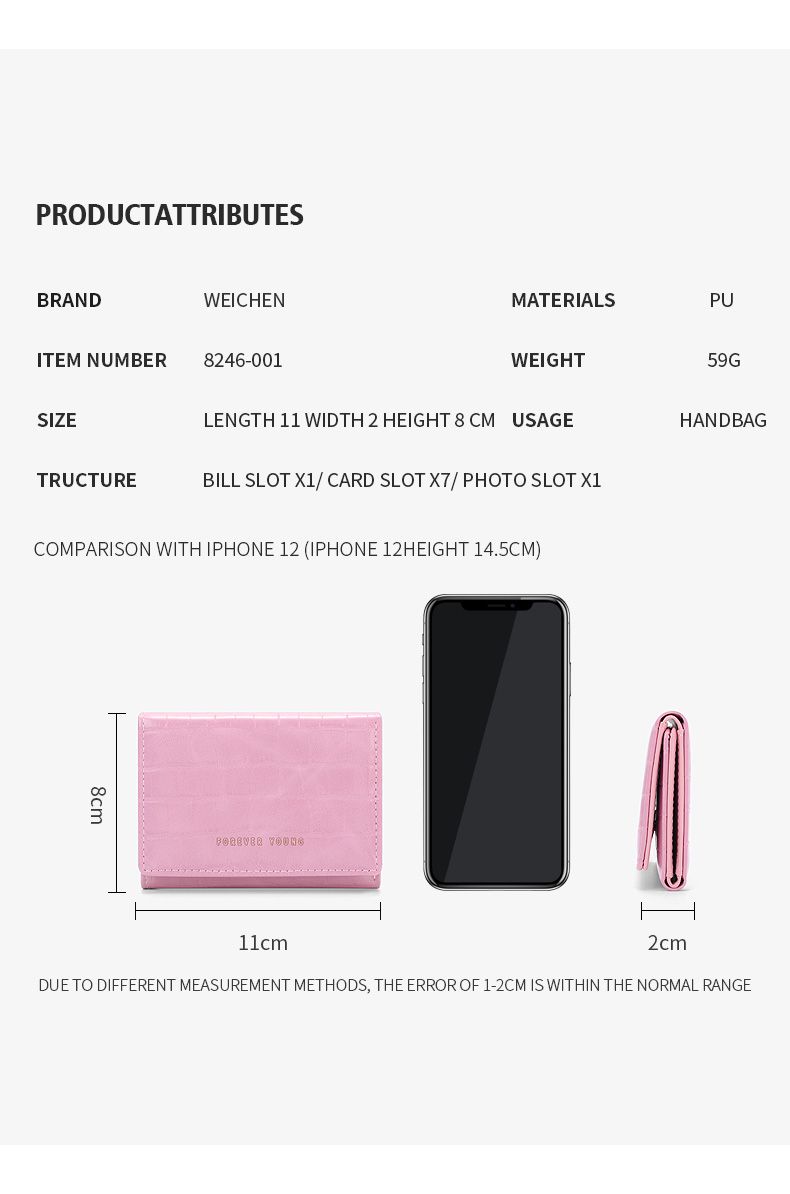 Ladies Fashion Wallet LA8246-001
