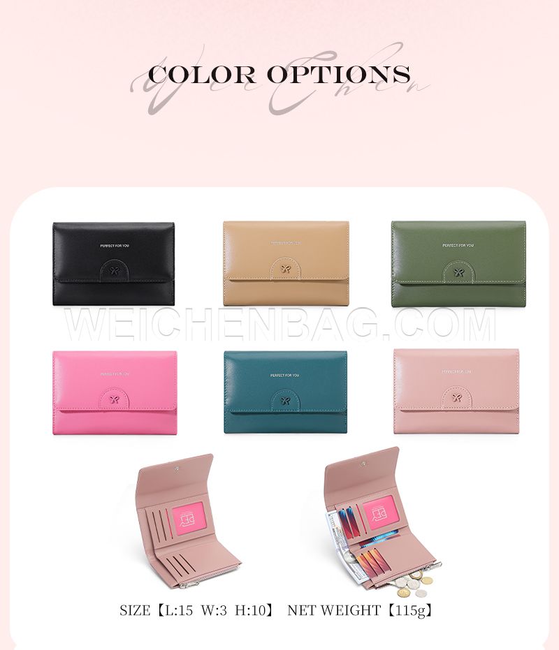 Ladies Short Purse 6338-016Y