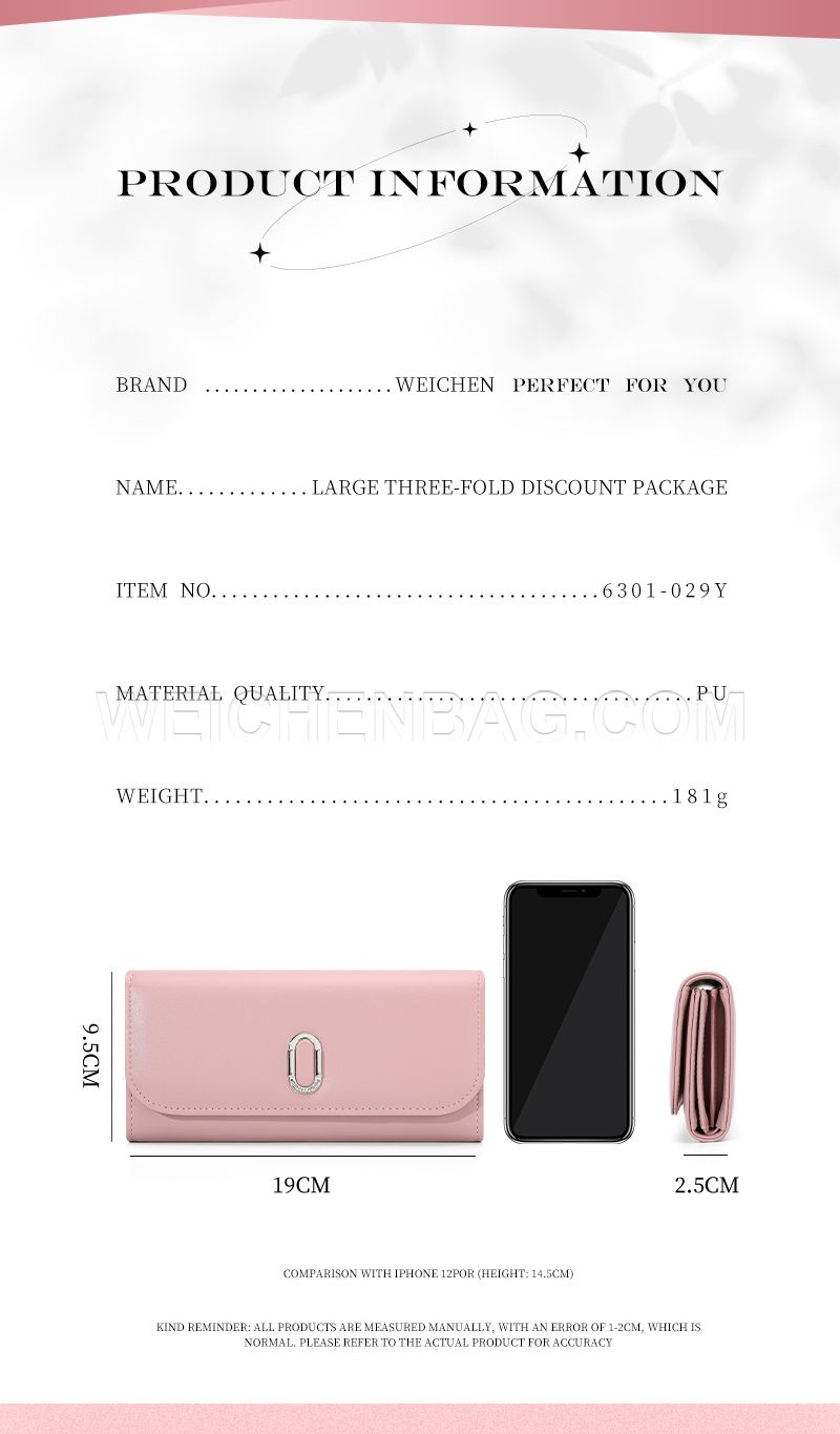 Ladies Short Purse 6301-029Y