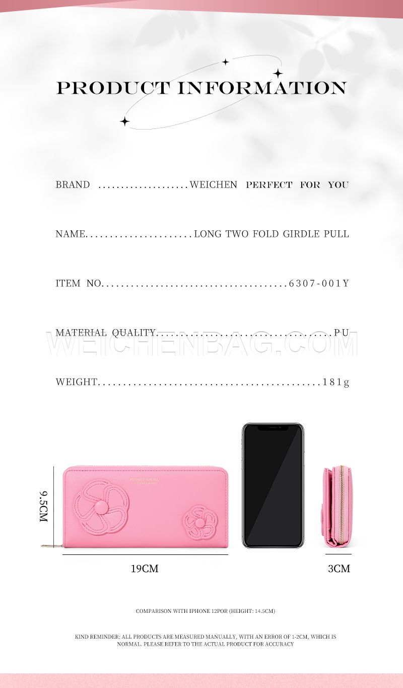 Ladies Long Purse 6307-001Y