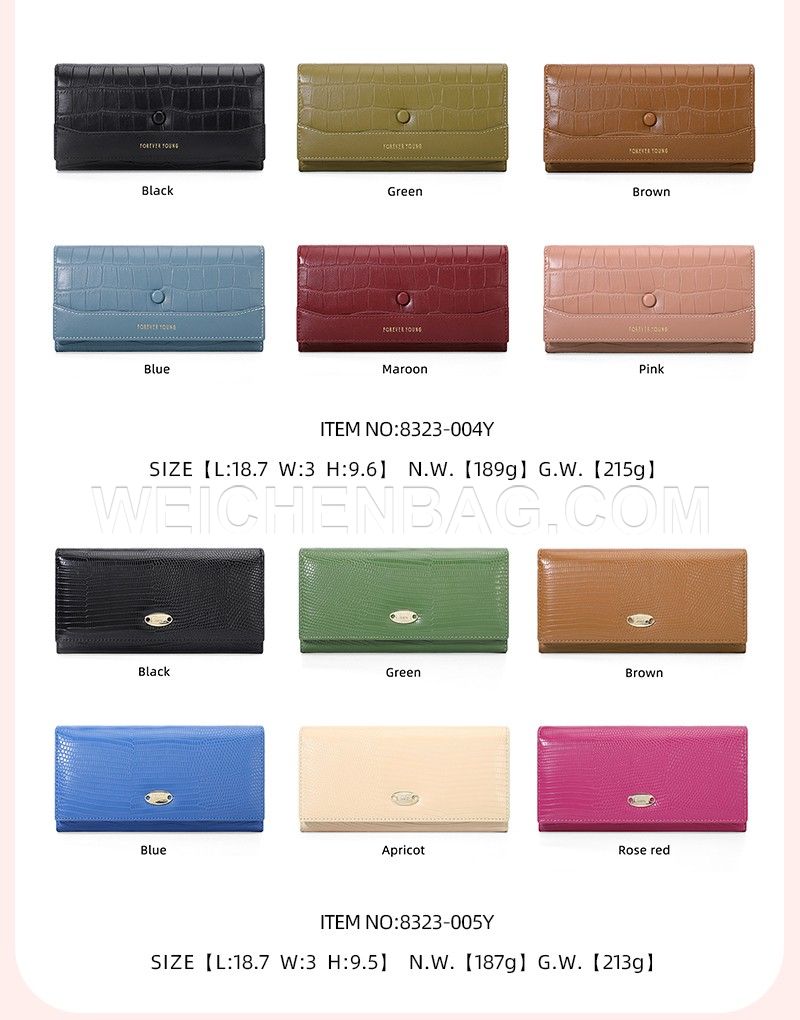 Ladies Long Purse 8323-005Y