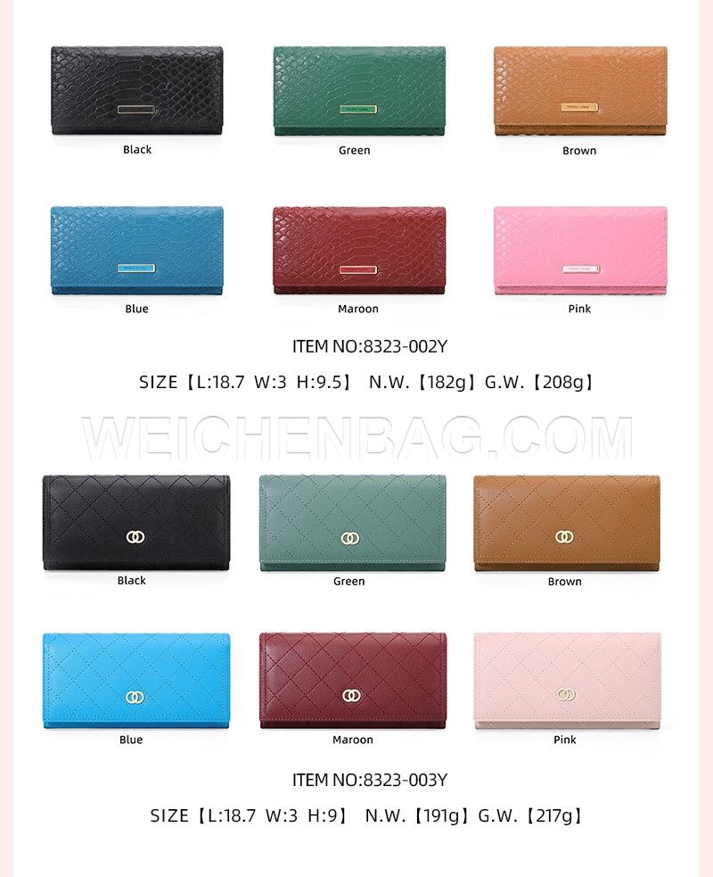 Ladies Long Purse 8323-003Y