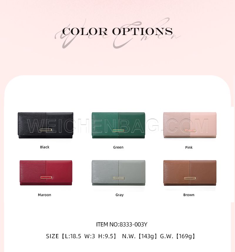 Ladies Long Purse 8333-006Y