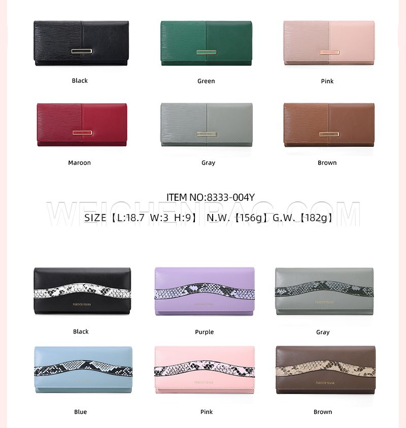 Ladies Long Purse 8333-006Y