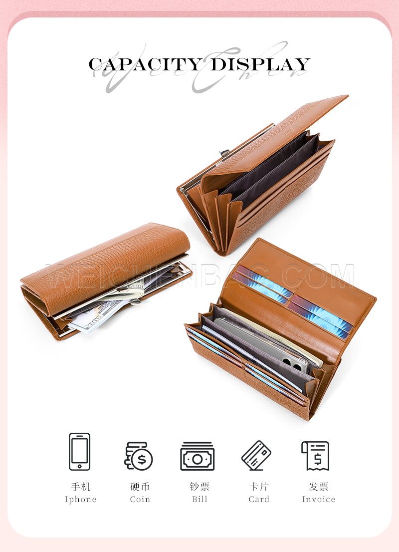 Ladies Long Purse 8324-001Y