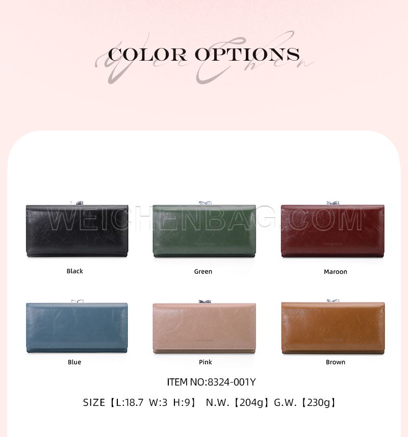 Ladies Long Purse 8324-001Y