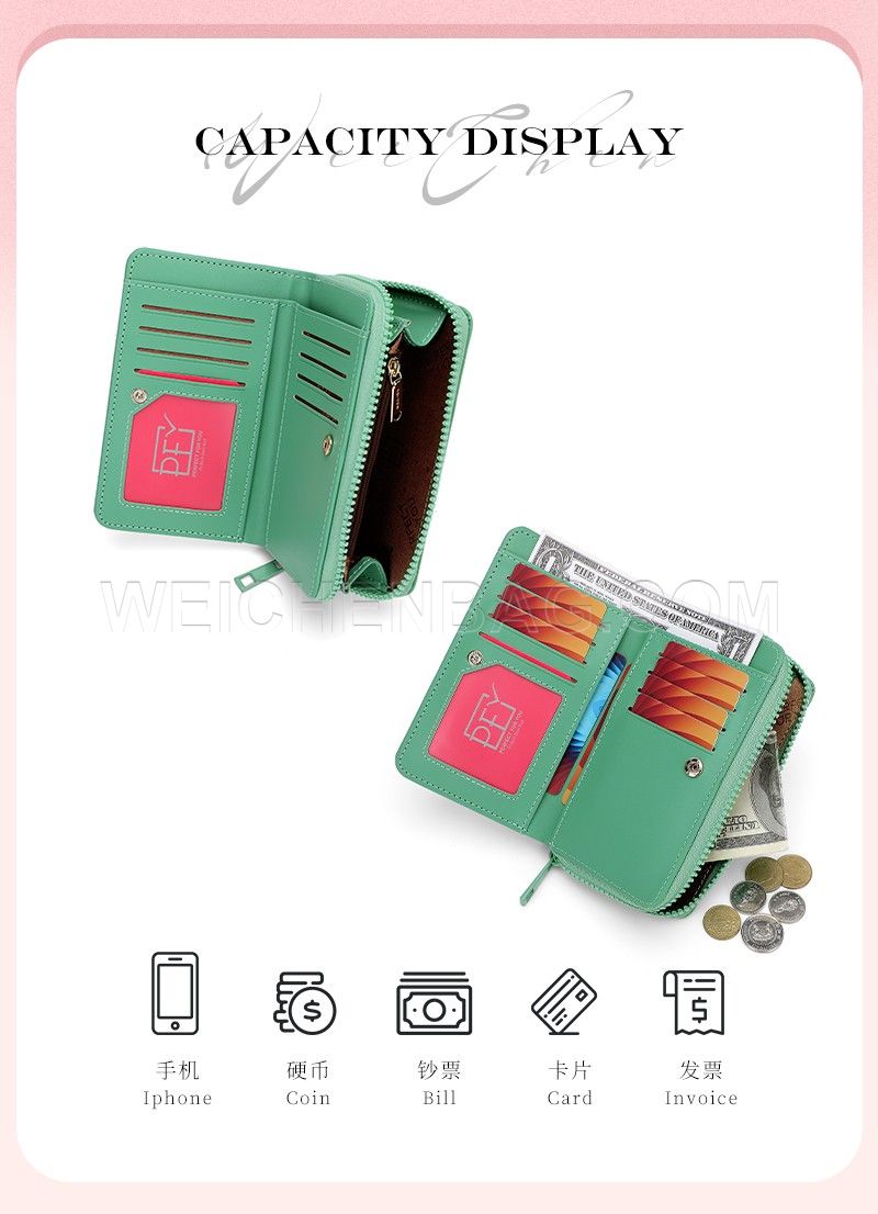 Ladies Short Purse 6308-008Y