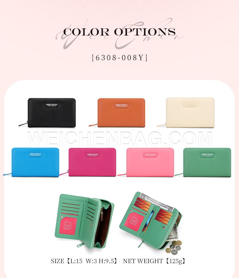 Ladies Short Purse 6308-008Y