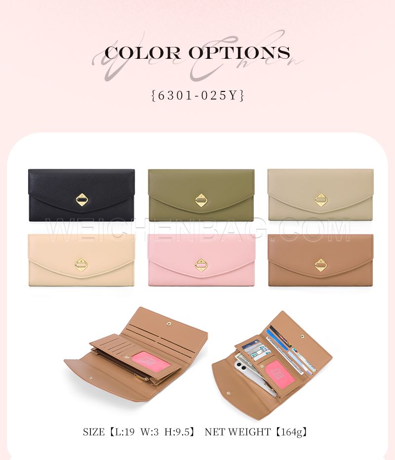 Ladies Long Purse 6301-025Y