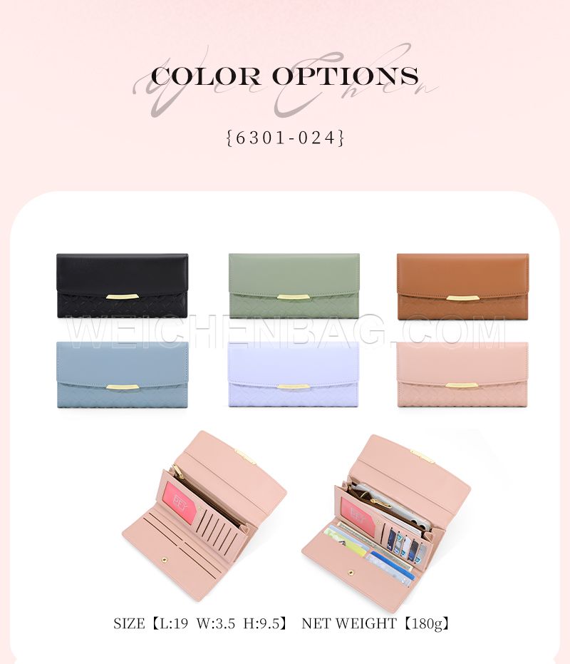 Ladies Long Purse 6301-024