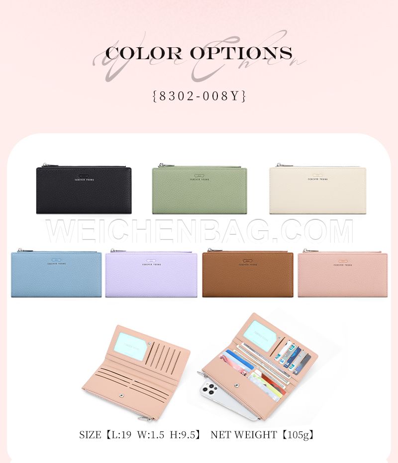 Ladies Long Purse 8302-008Y