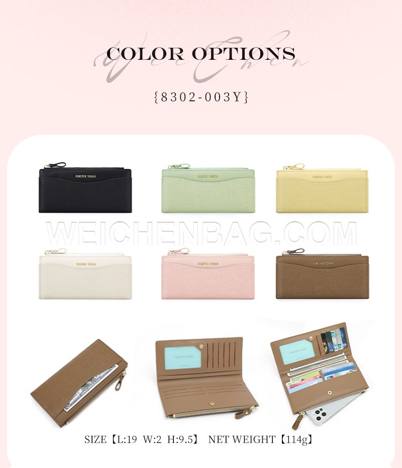 Ladies Long Purse 8302-003Y