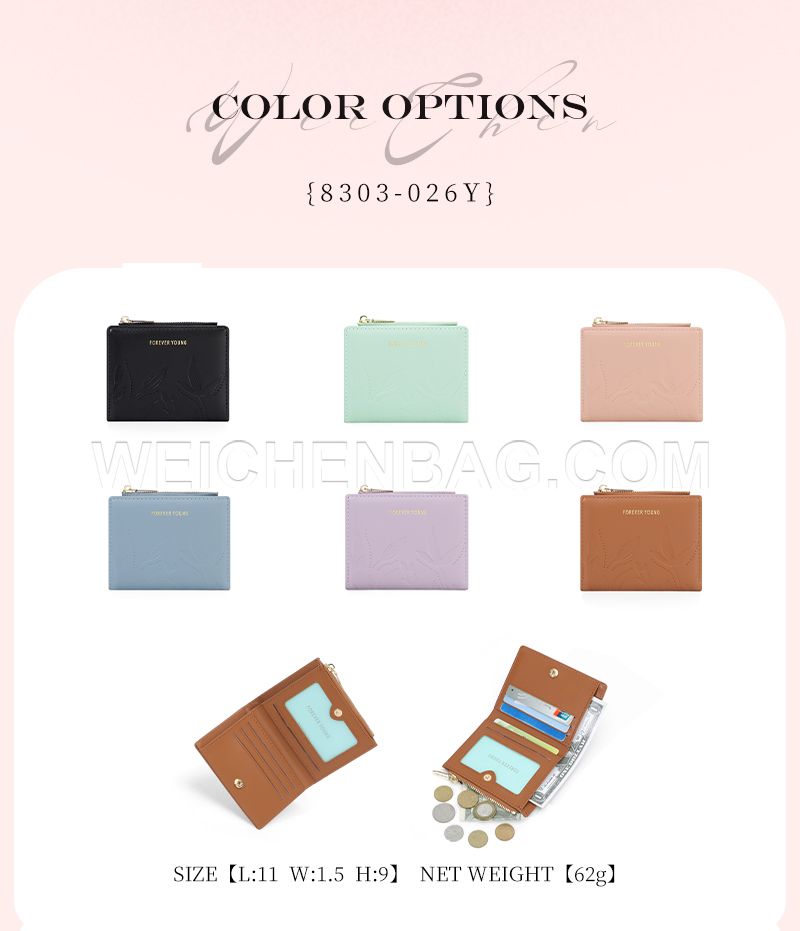 Ladies Short Purse 8303-026Y