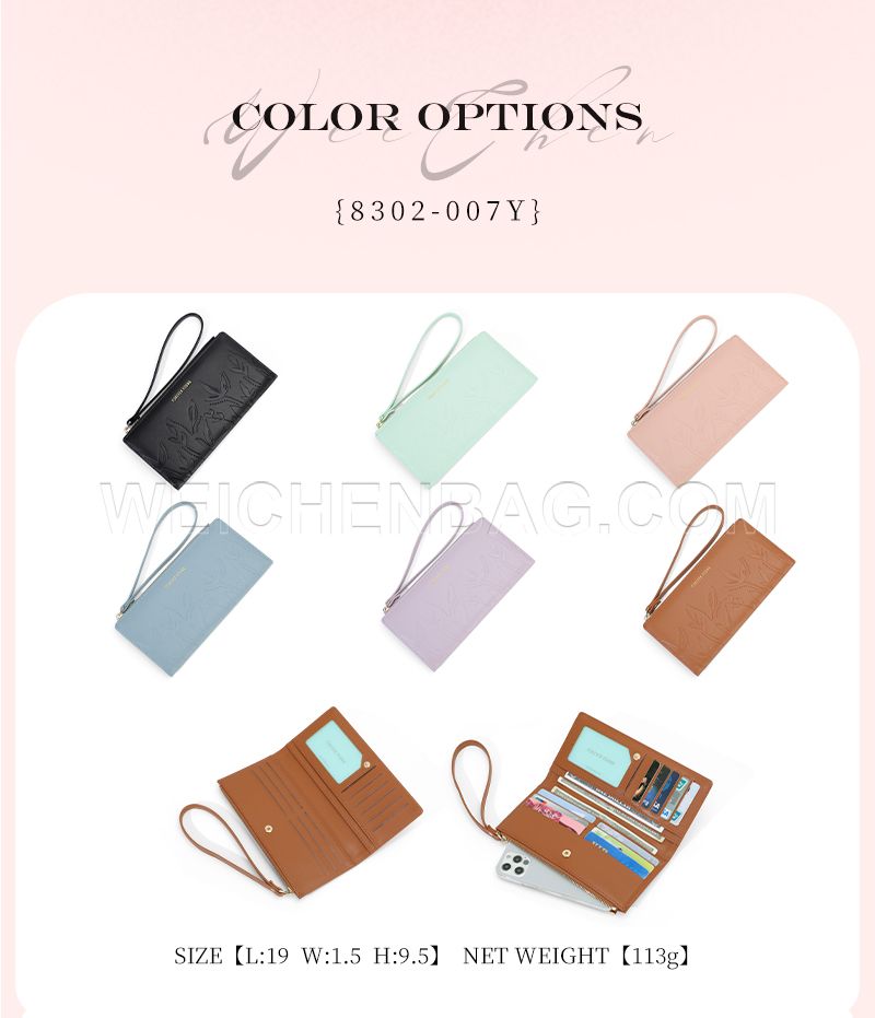 Ladies Long Purse 8302-007Y